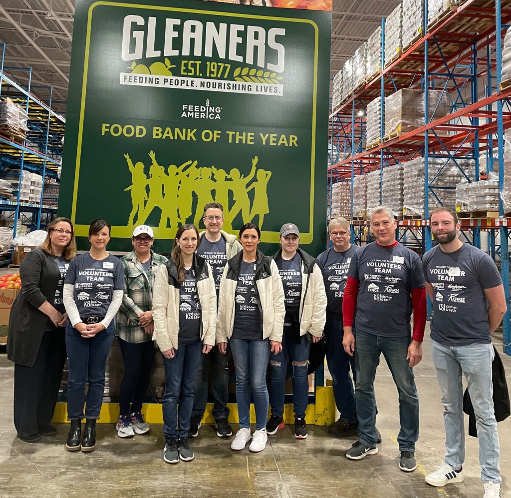 Henderson Glass team at Gleaners Food BAnk